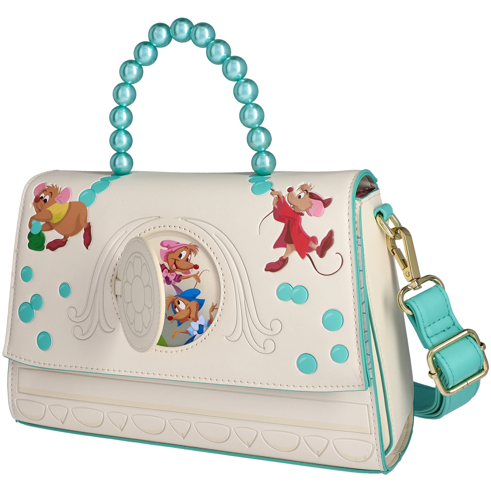 Loungefly Cinderella Jaq & Gus Bead Crossbody Bag - Walmart.com Loungefly Cinderella Jaq & Gus Bead Crossbody Bag - Walmart.com