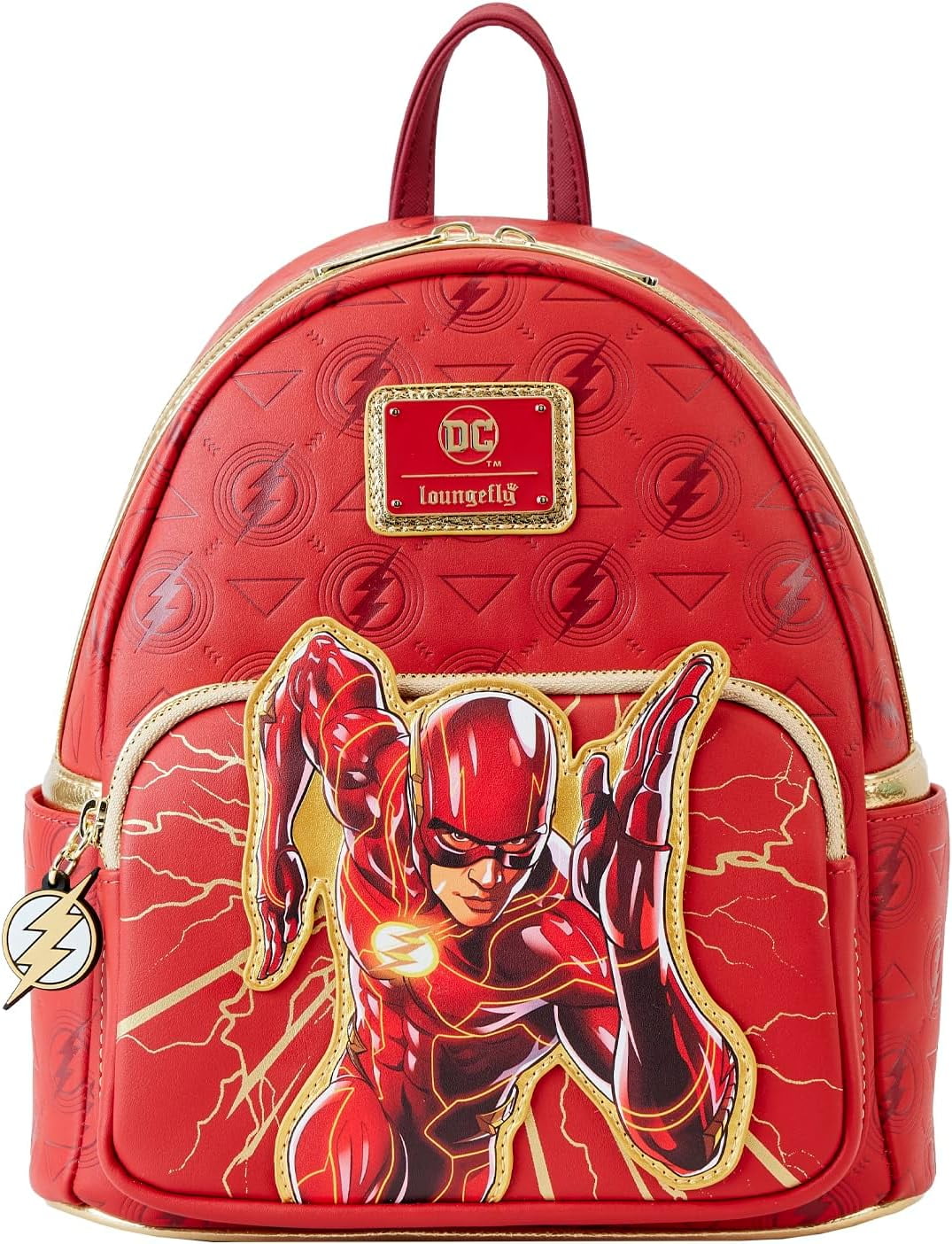 dc comics flash mesh mini backpack walmart.com DC Comics by Loungefly Mini Backpack The Flash