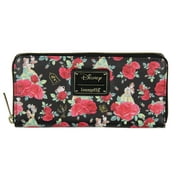 Loungefly Disney Beauty And The Beast Flowers And Friends Zip Around Wallet
