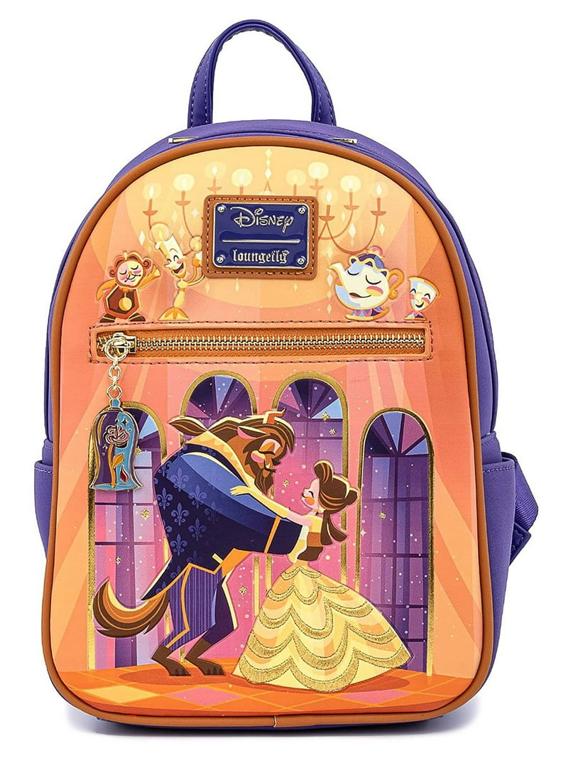 Disney x Loungefly Cake \'Beauty and the Beast\' Mini Backpack Loungefly Disney Beauty and the Beast Stained Glass Portrait  main image 3