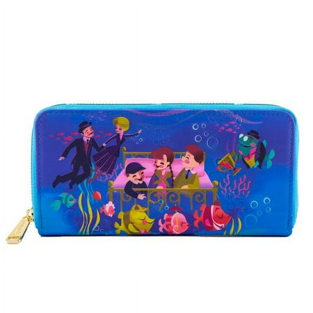 Loungefly Disney Bedknobs and Broomsticks Underwater Faux Leather Wallet