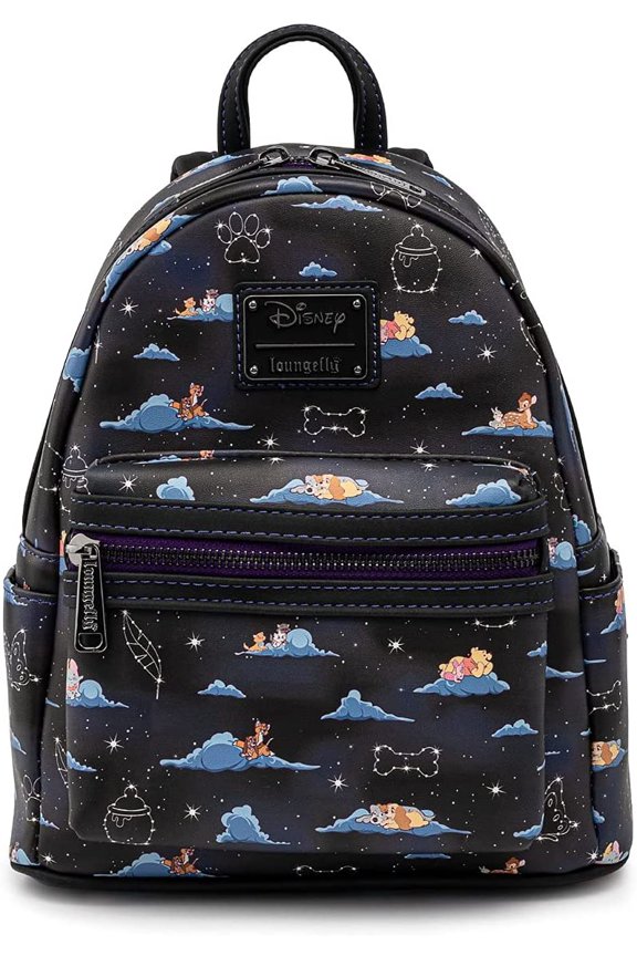 Disney Classic Characters Clouds Womens Double Strap Shoulder Bag Purse