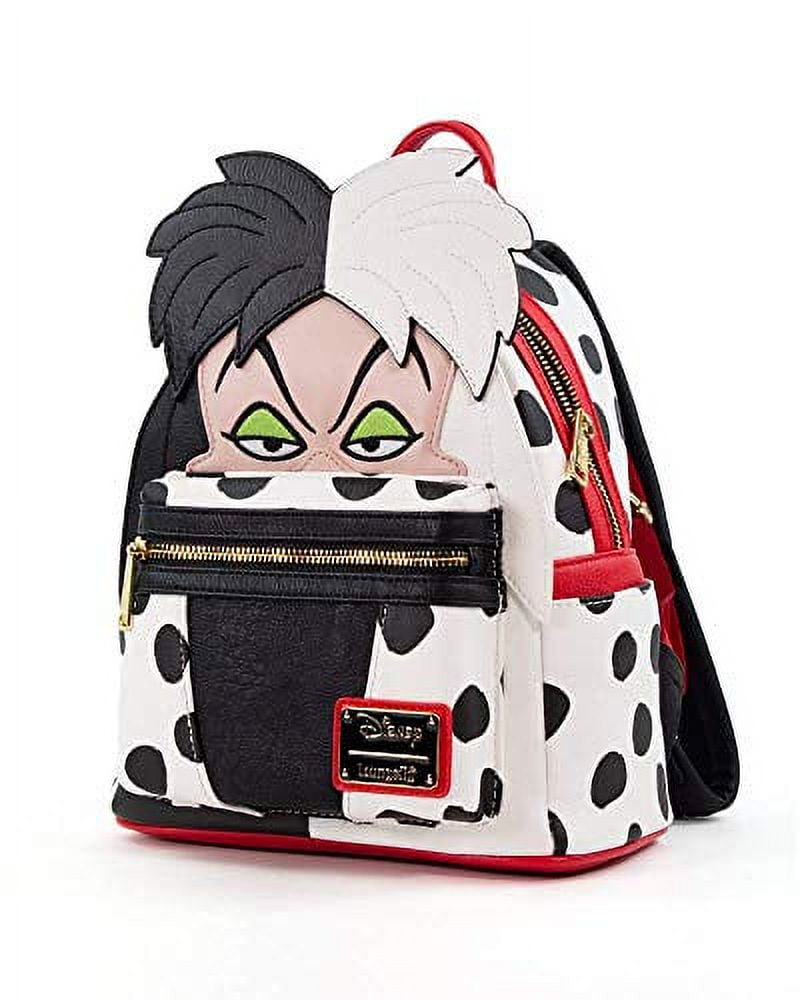 Loungefly Disney Cruella DeVil Faux Leather Mini Backpack Standard ...