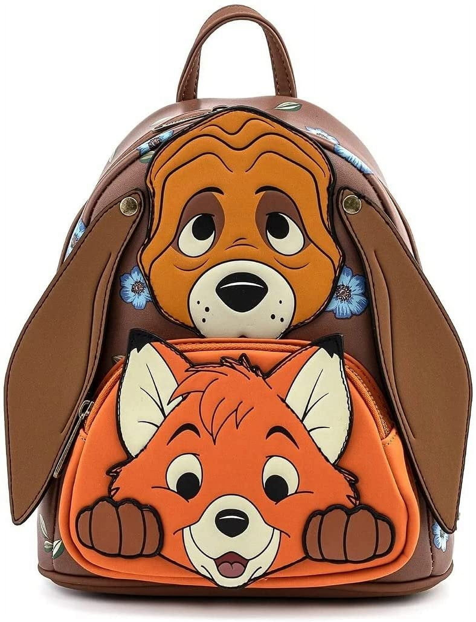 fox and hound mini backpack Amazon.com: Loungefly Disney The The : Clothing, Shoes & Jewelry plus its fluffy applique and embroidered flowers. Fox And The Hound Loungefly