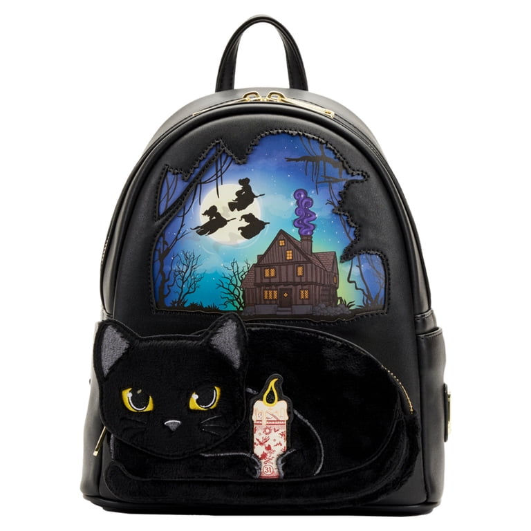 Loungefly: Disney - Hocus Pocus Binx Pocket Mini Backpack 
