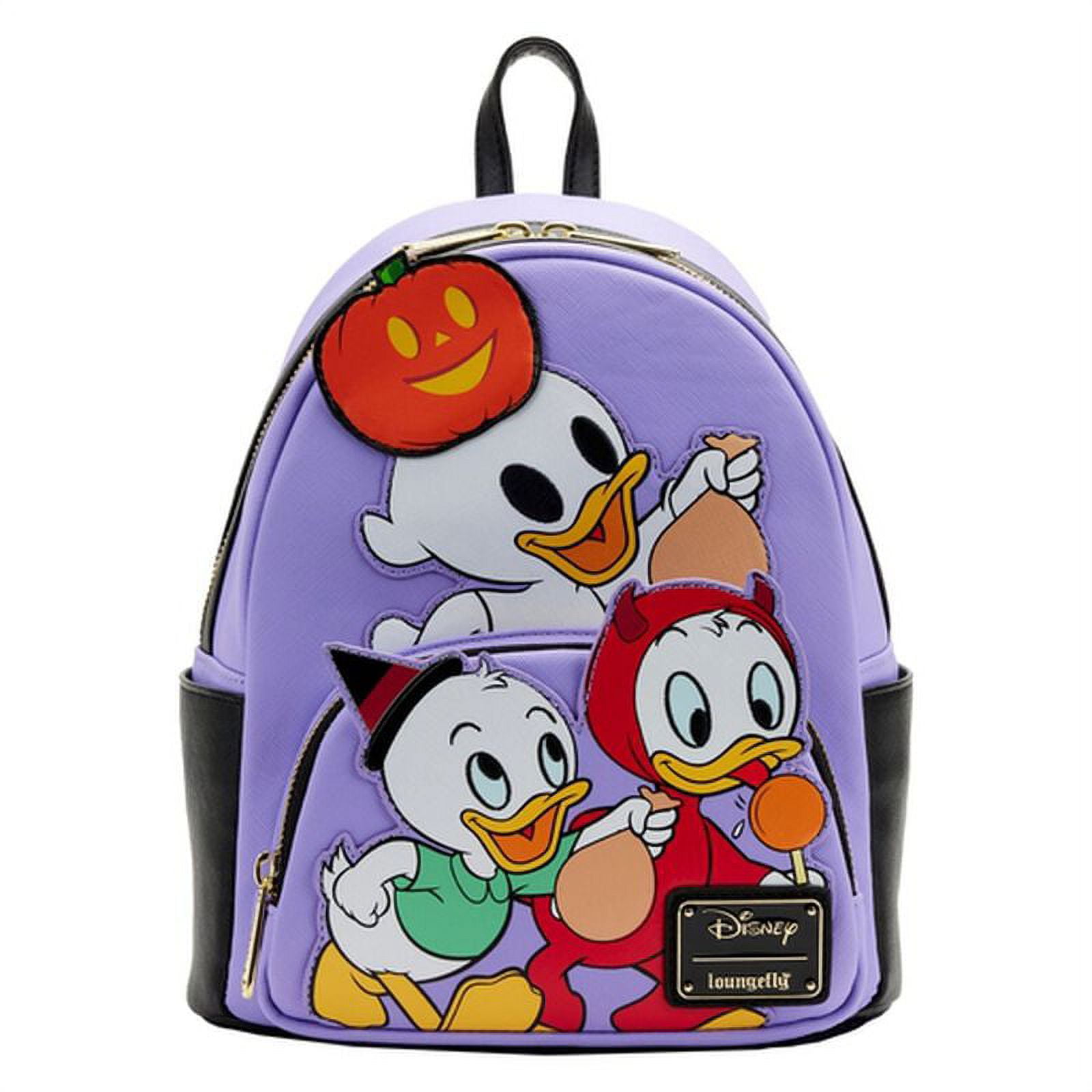 Loungefly Disney Huey, Dewey, and Louie Trick or Treat Mini Backpack