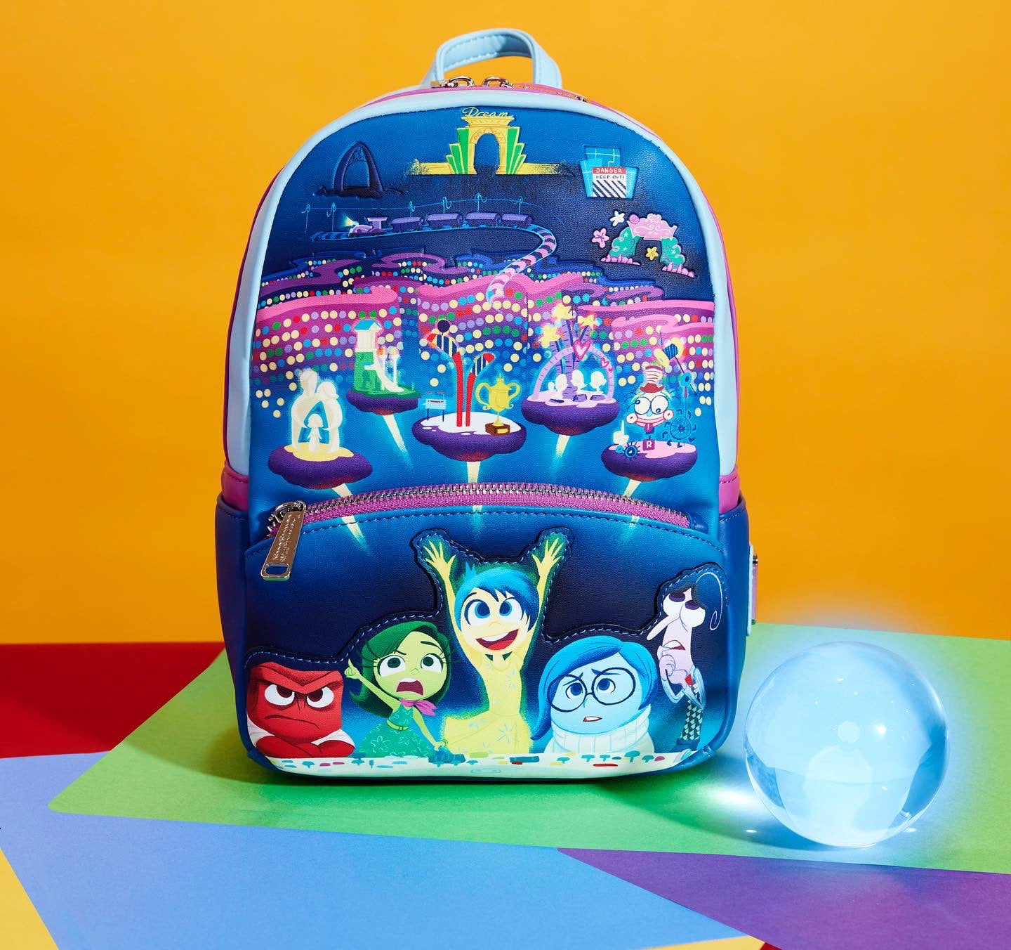 Loungefly Disney Inside Out Control Panel Glow Mini Backpack