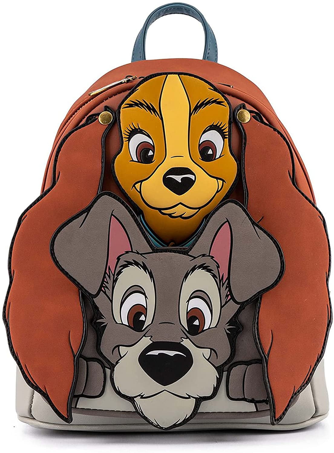 Loungefly Disney Lady and the Tramp Cosplay Womens Double Strap Shoulder Bag Purse Walmart
