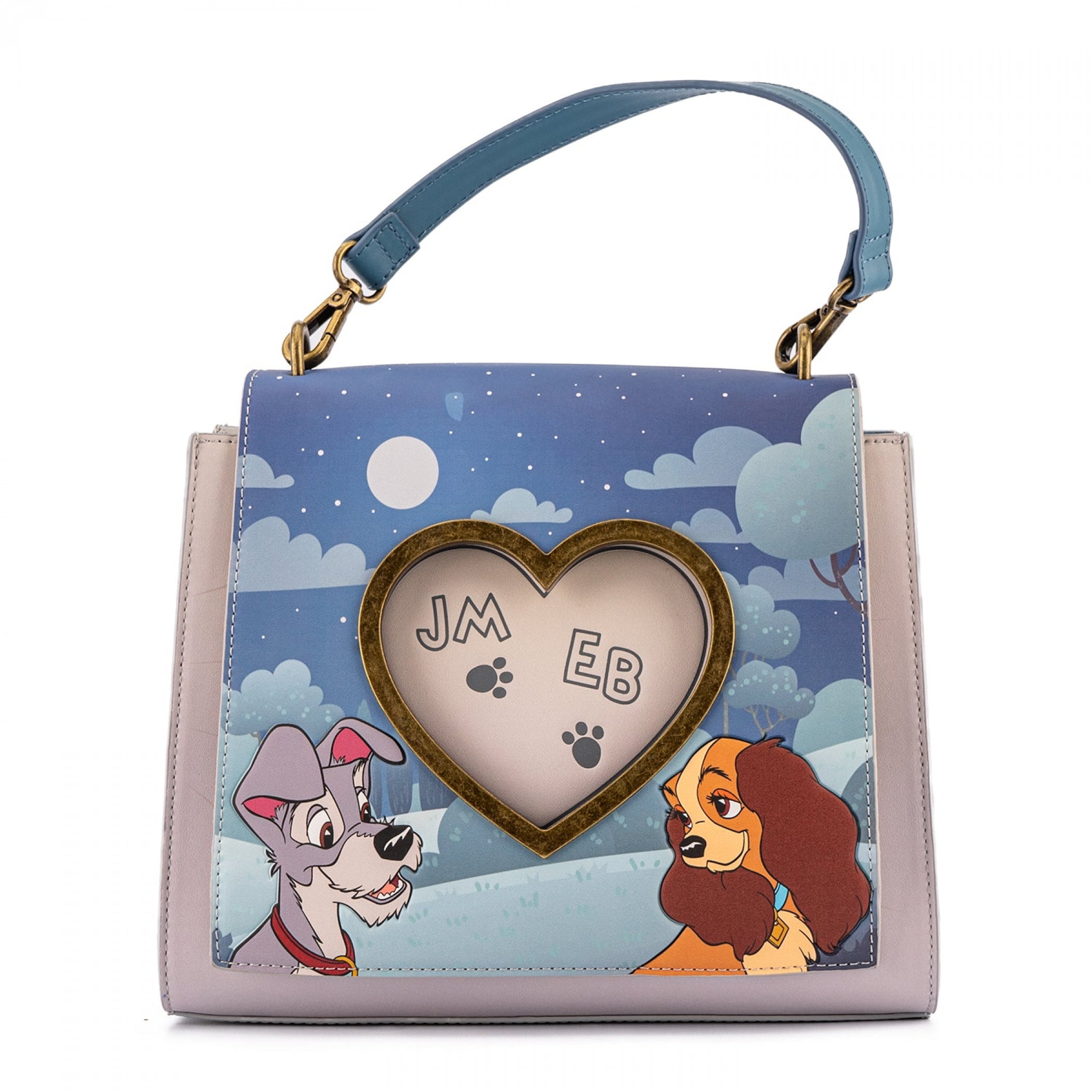 Disney 877212 Lady The Tramp Wet Cement Paw Print Purse by Loungefly Walmart