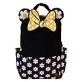 thumbnail image 1 of Minnie Mouse 873740 Minnie Mouse Floral Bow Full-Size Backpack by Loungefly, 1 of 5