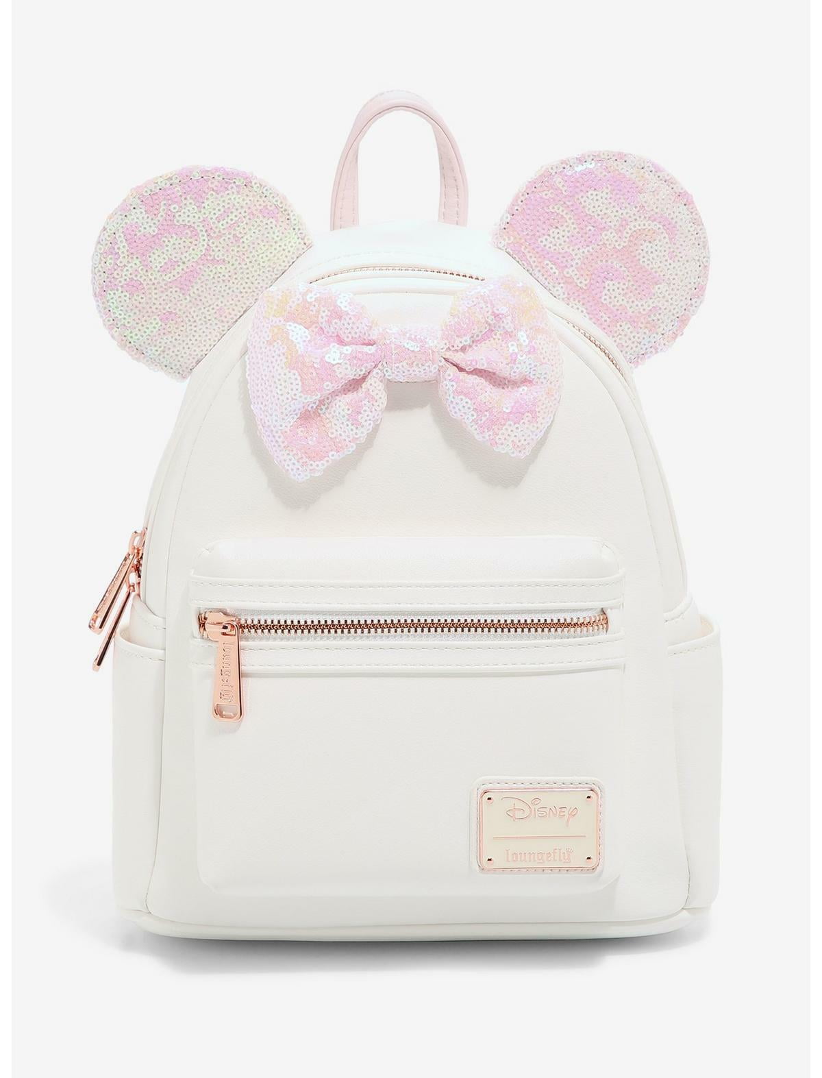 Loungefly Disney Minnie Mouse Iridescent Sequin Mini Backpack Walmart