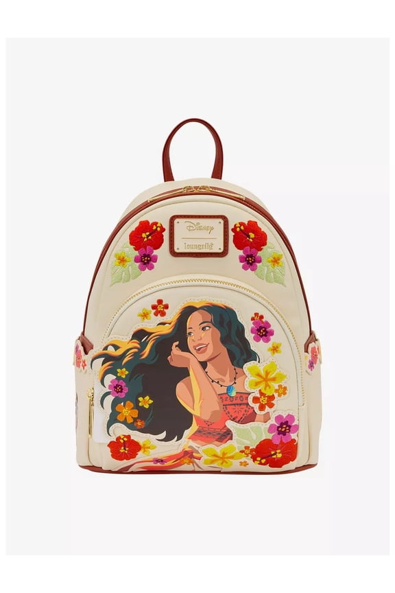 Disney Moana Floral Polyurethane Mini Backpack