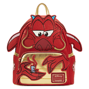 Loungefly Disney Mulan Mushu Glitter Cosplay Mini Backpack