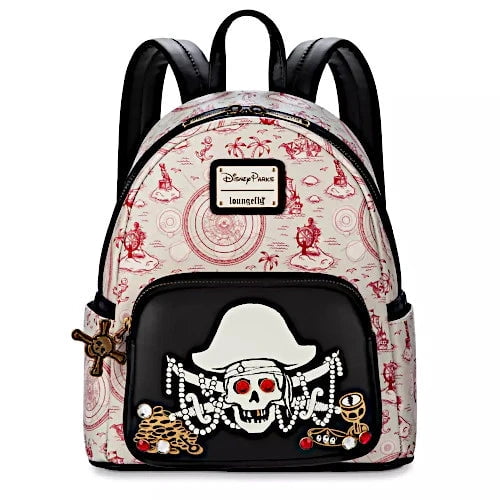 Loungefly Disney Parks Pirates Of The Caribbean Glow Mini Backpack