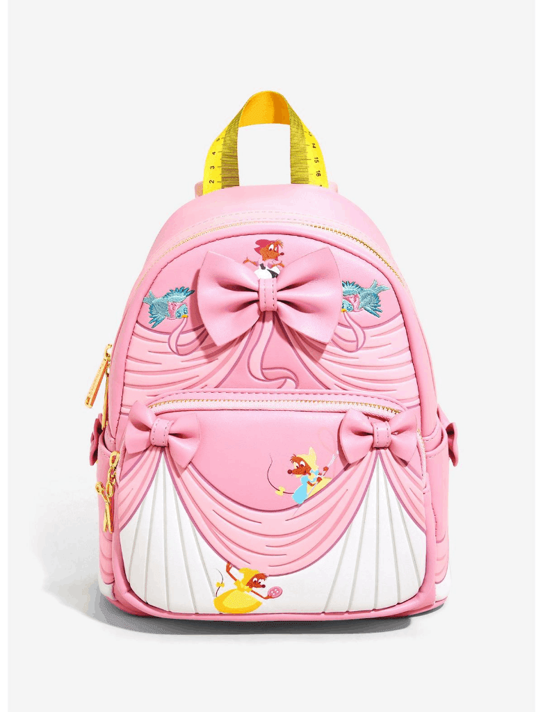 Loungefly Disney Princess Cinderella Mice Sewing Pink Dress Mini Backpack Walmart