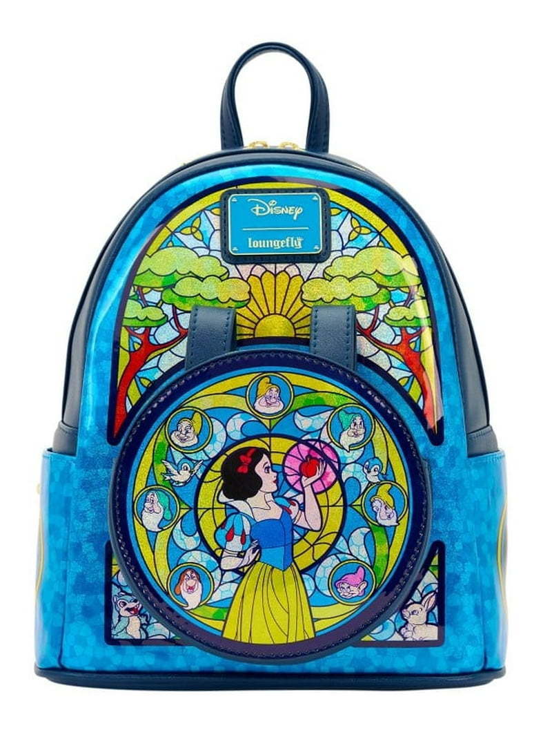 disney snow white mini backpack Loungefly Disney Princess Stained Glass Collection Snow White Mini-Backpack