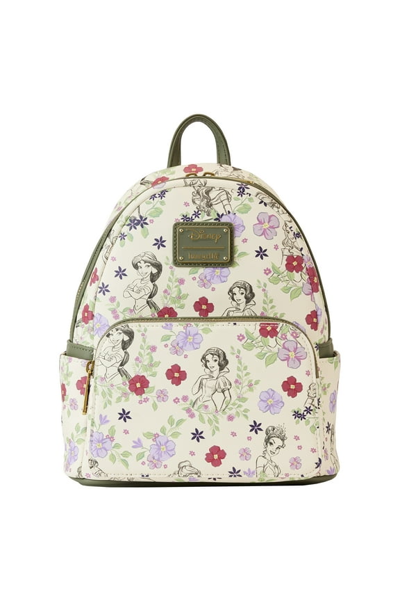 Loungefly Disney Radar Toys Exclusive Princesses Sketch Print Mini Backpack