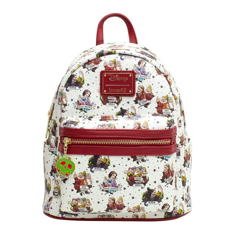 Disney BACKPACK　Loungefly Loungefly Disney Snow White And The Seven Dwarfs Gems AOP