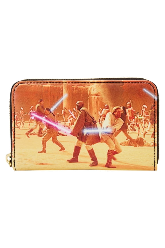 Disney Star Wars Episode II Attack Of The Clones Zip Around Wallet