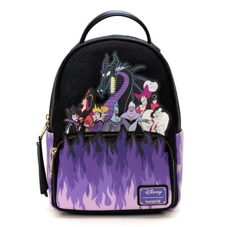 Loungefly - Disney Villain's Flame Mini Backpack - Pink a la Mode Exclusive