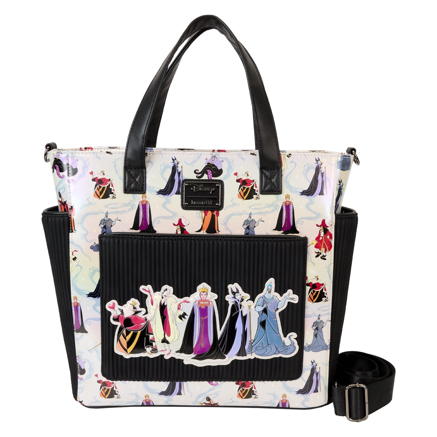 Disney Villains Iridescent Convertible Backpack and Tote Bag