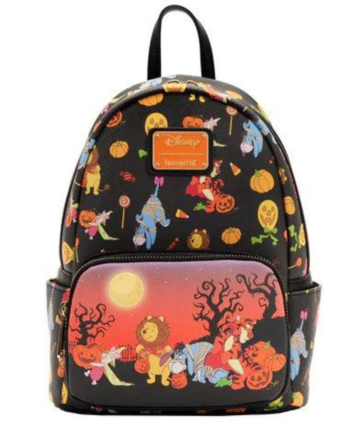 Loungefly Disney Winnie The Pooh Halloween Cosplay Mini Backpack Purse with  Eeyore & Pumpkin Design - Walmart.com