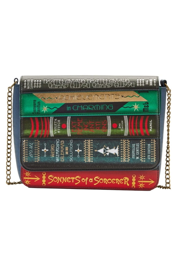 Loungefly Fantastic Beasts Magical Books Chain Strap Crossbody Bag Purse