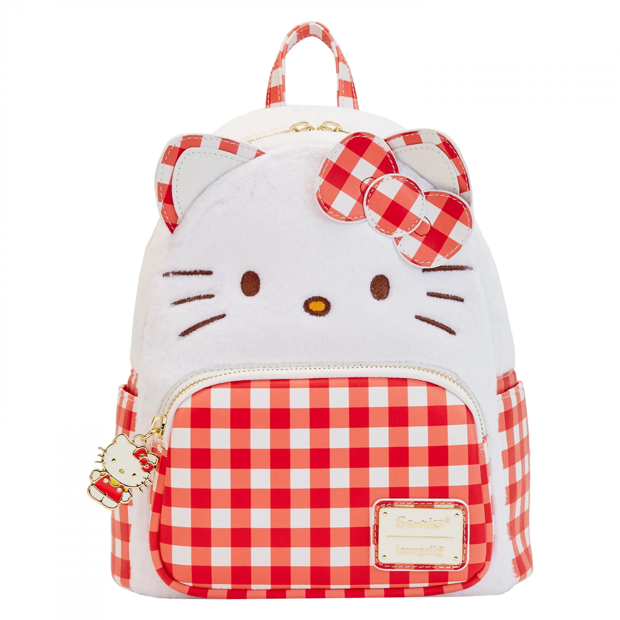 Hello Kitty 885498 Sanrio Gingham Cosplay Mini Backpack by Loungefly