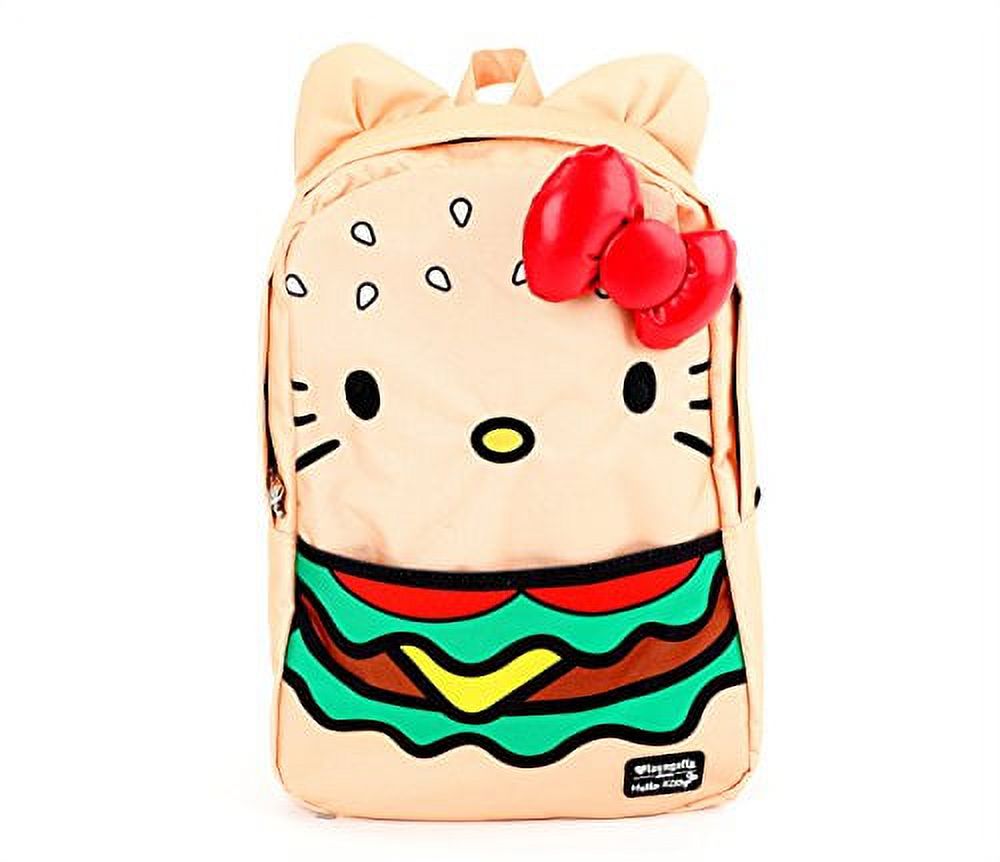 Loungefly Hello Kitty Hamburger Backpack TanMulti
