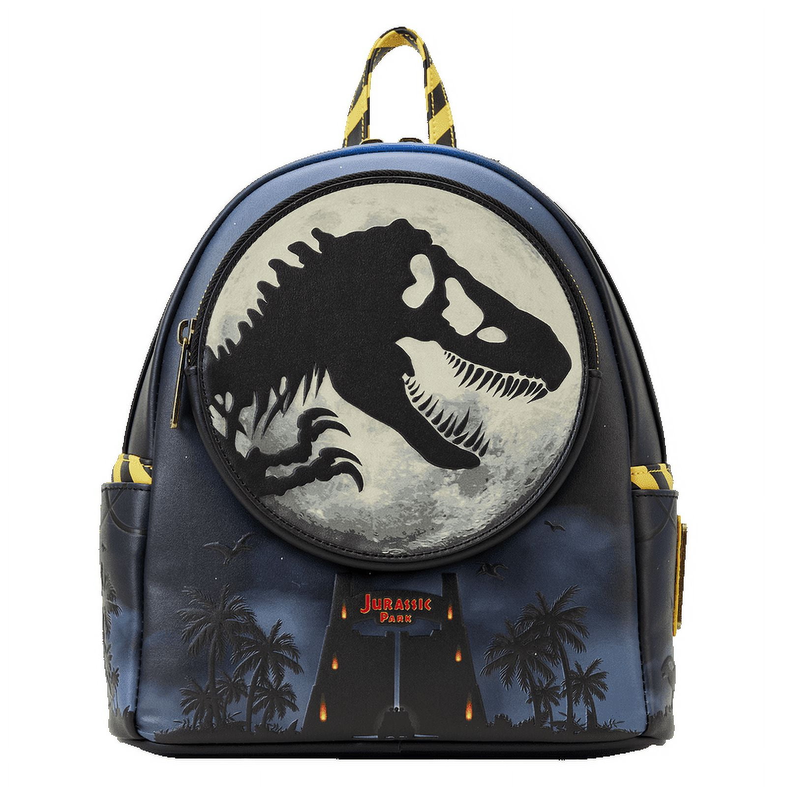 dinosaurs print canvas mini backpack purse New Embroidery Sun Long Neck Small Dinosaur Hook Hair Embroid Personalize it with their name or initials for a smart Kids Dinosaur Print Mini Backpack