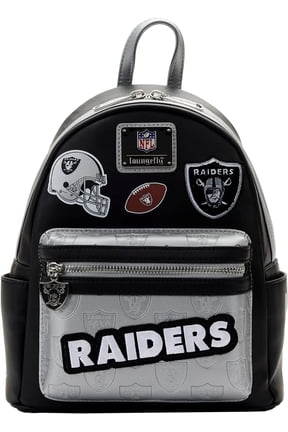 Las Vegas Raiders Mini Backpack with patches