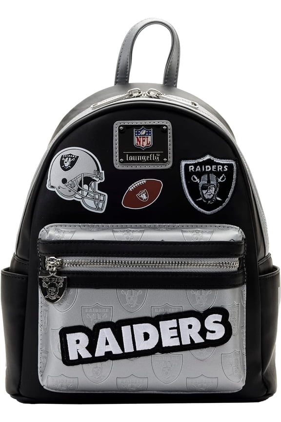 Las Vegas Raiders Mini Backpack with patches