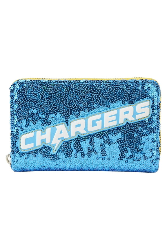Los Angeles Chargers Sequin Zip-Around Wallet