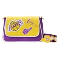 thumbnail image 1 of Loungefly Los Angeles Lakers Patch Icons Crossbody Bag, 1 of 4