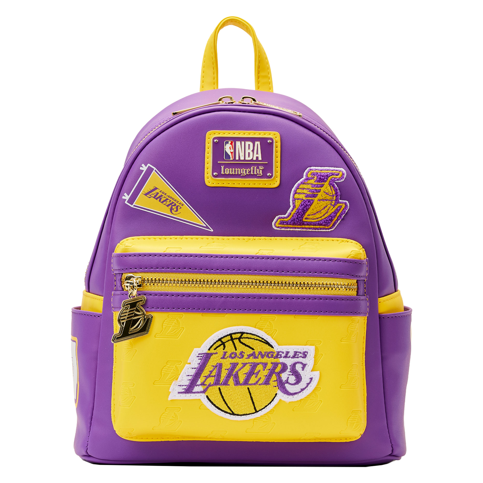 Loungefly Los Angeles Lakers Patches Mini Backpack - image 1 of 7