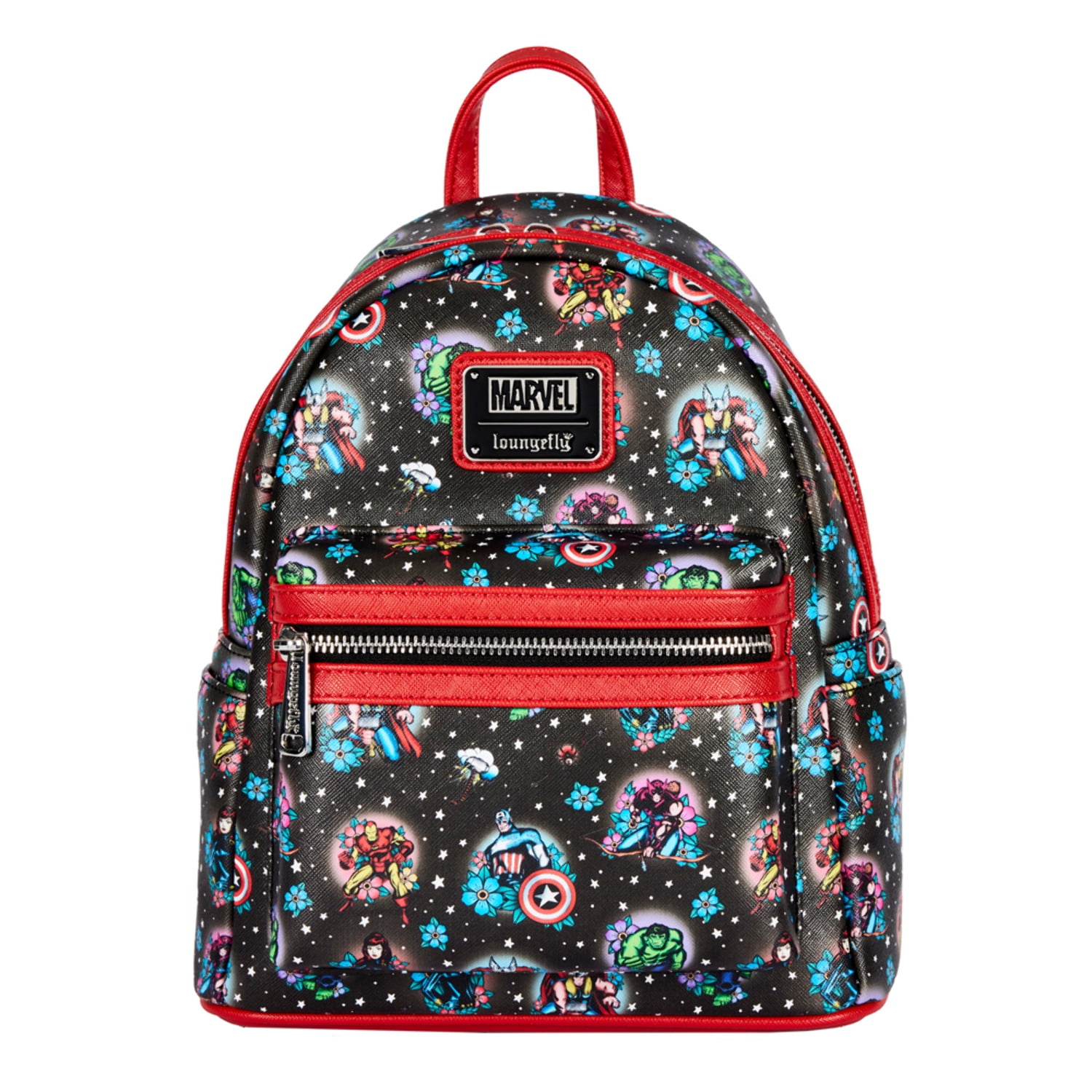 Loungefly Marvel Avengers Tattoo Womens Double Strap Shoulder Bag Purse