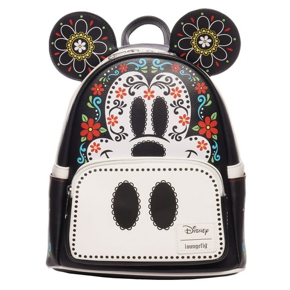 Loungefly Mickey Mouse Dia De Los Muertos Sugar Skull Mickey Mini-Backpack EE Exclusive