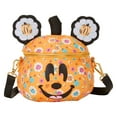 thumbnail image 1 of Loungefly Mickey Mouse Floral Pumpkin Head Glow Figural Crossbody Bag, 1 of 4