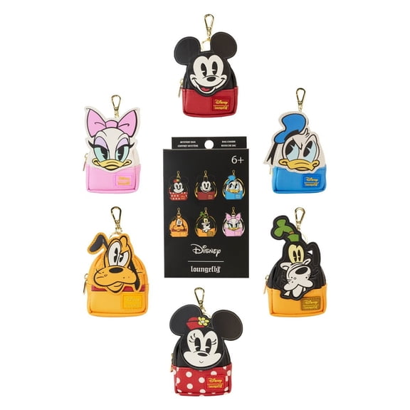 Loungefly Mickey and Friends Mini-Backpack Mystery Key Chain