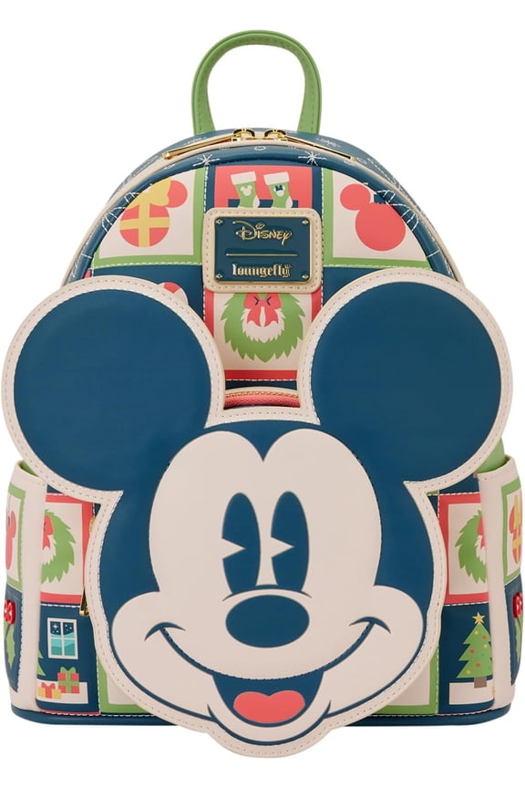 Mickey and Minnie Holiday Mini Backpack
