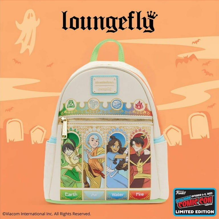 【Lounge Fly】NYCC Exclusive - Avatar Elements Mini Backpack Loungefly NYCC Exclusive Avatar Debossed Elements Mini