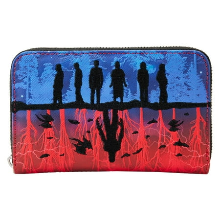 Loungefly Netflix Stranger Things Upside Down Shadows Zip Around Wallet