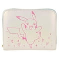 thumbnail image 1 of Loungefly Pokémon Iridescent Embossed Pikachu Zip Around Wallet, 1 of 8
