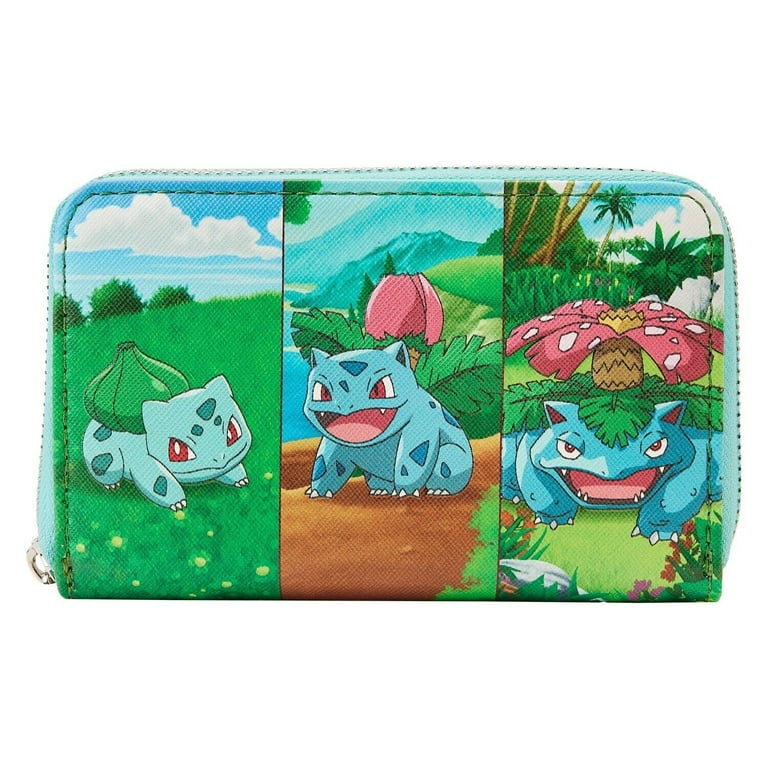 Loungefly Pokemon Bulbasaur Evolution Ziparound Wallet