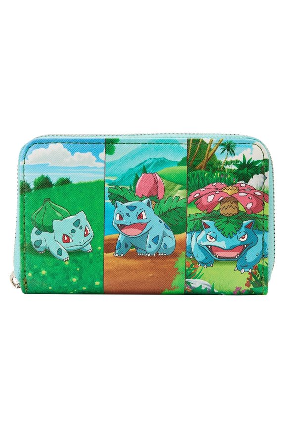 Pokemon Bulbasaur Evolution Ziparound Wallet