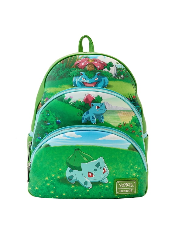 Pokemon Bulbasaur Evolutions Triple Pocket Backpack