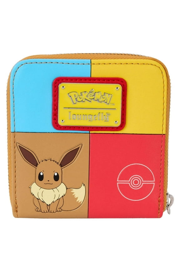 Loungefly: Pokemon Color Black Zip Around Wallet, Compact and Stylish Design