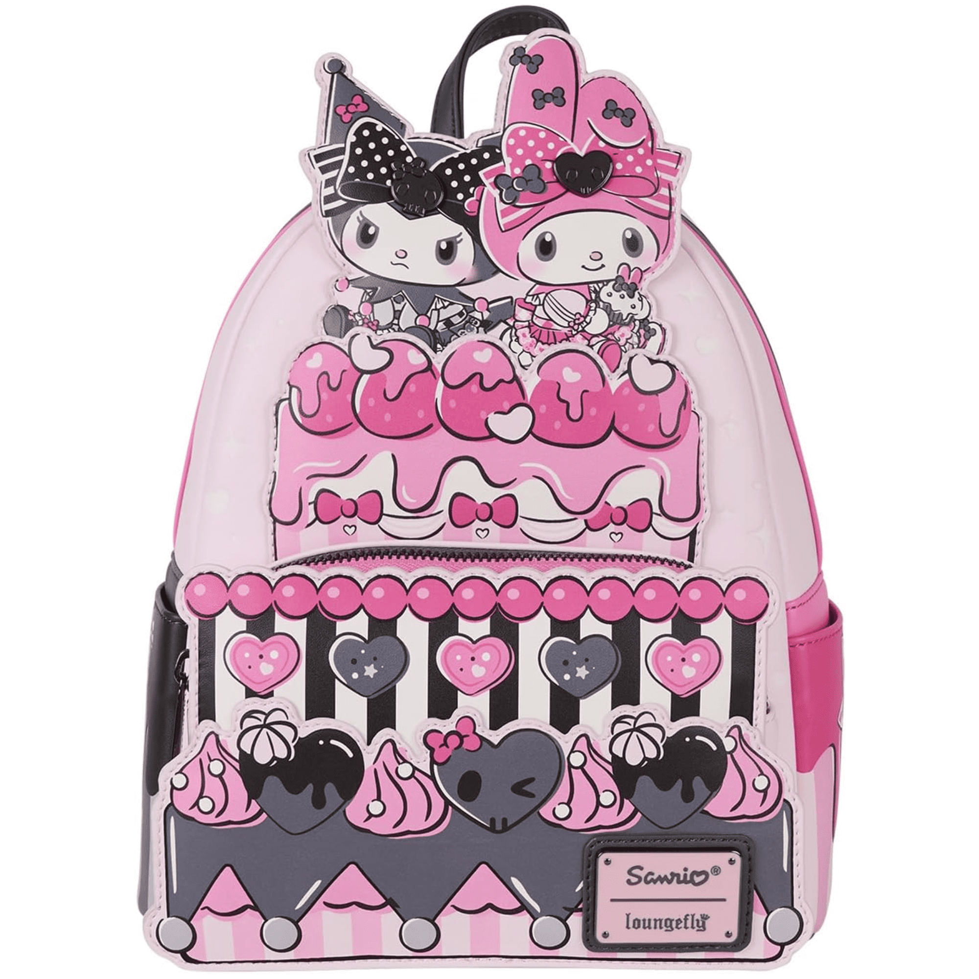 hello kitty cafe free backpack EXCLUSIVE DROP: Loungefly Sanrio Sweets AOP Mini  LF Lounge VIP Sanrio Free Backpack Roblox Kuromi
