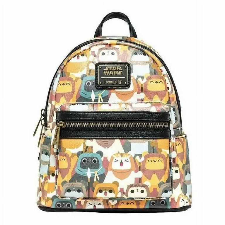 Loungefly Star Wars Chibi Mini Ewok AOP Mini Backpack Loungefly Star Wars Chibi Mini Ewok AOP Mini Backpack