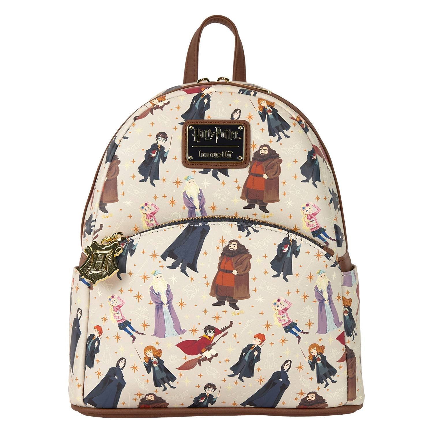Sac à Dos Convertible Harry Potter Loungefly - Tote Bag Et Sac à Dos, Cuir Vegan Multicolore, Neuf Avec étiquettes